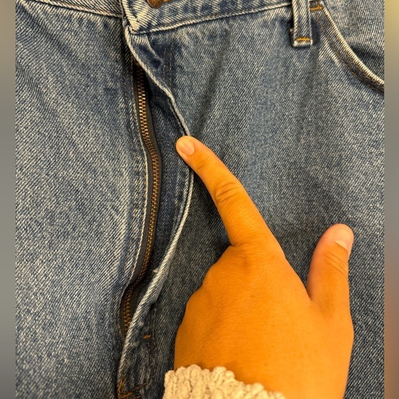 Rustler Big and Tall Straight Blue Jeans Size 42x30 ☀️ - Picture 7 of 16